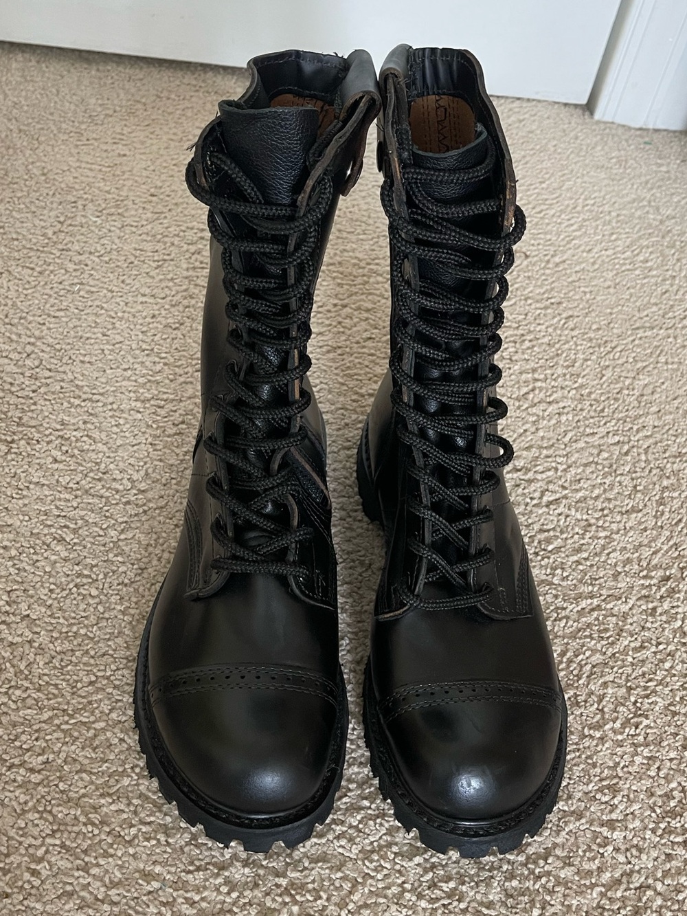 Corcoran 985 Men’s Black Leather Jump Boots Size 11 Made In USA